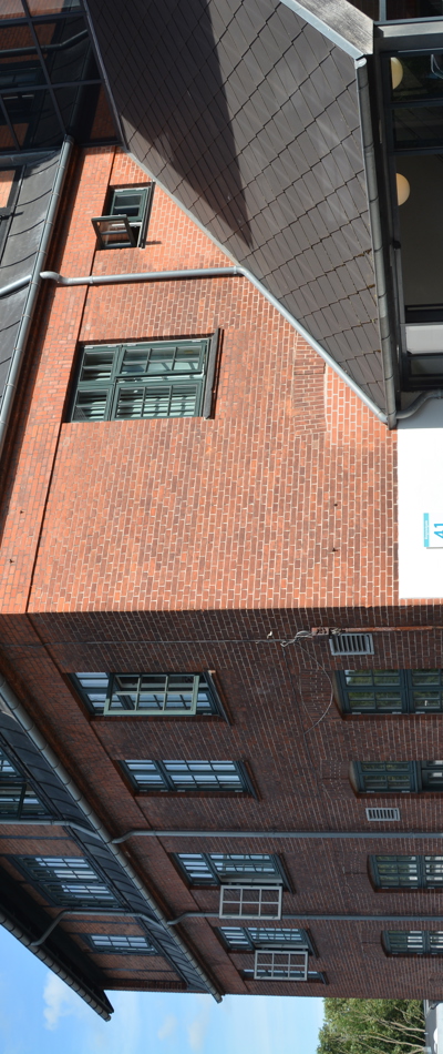 hovedindgang til støtteteamet i Ringstedgade 41 - på sygehusets grund